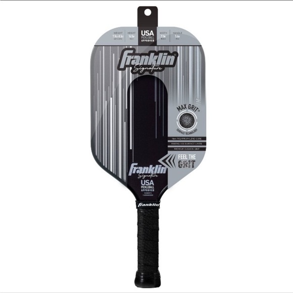 NWT Franklin Signature Pickleball Paddle - Black and Gray
